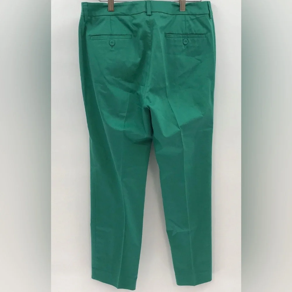 MaxMara, Size 10, Green Cropped Cigarette Pants FITW18 Stretch, Weekend wear - Picture 2 of 7